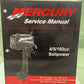 GENUINE MERCURY 90-17308R02 4, 5, 102CC SAILPOWER SERVICE MANUAL 2003