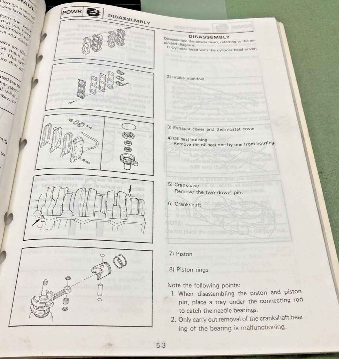 GENUINE YAMAHA LIT-18616-00-48 OUTBOARDS 40D/50D SERVICE MANUAL 1989