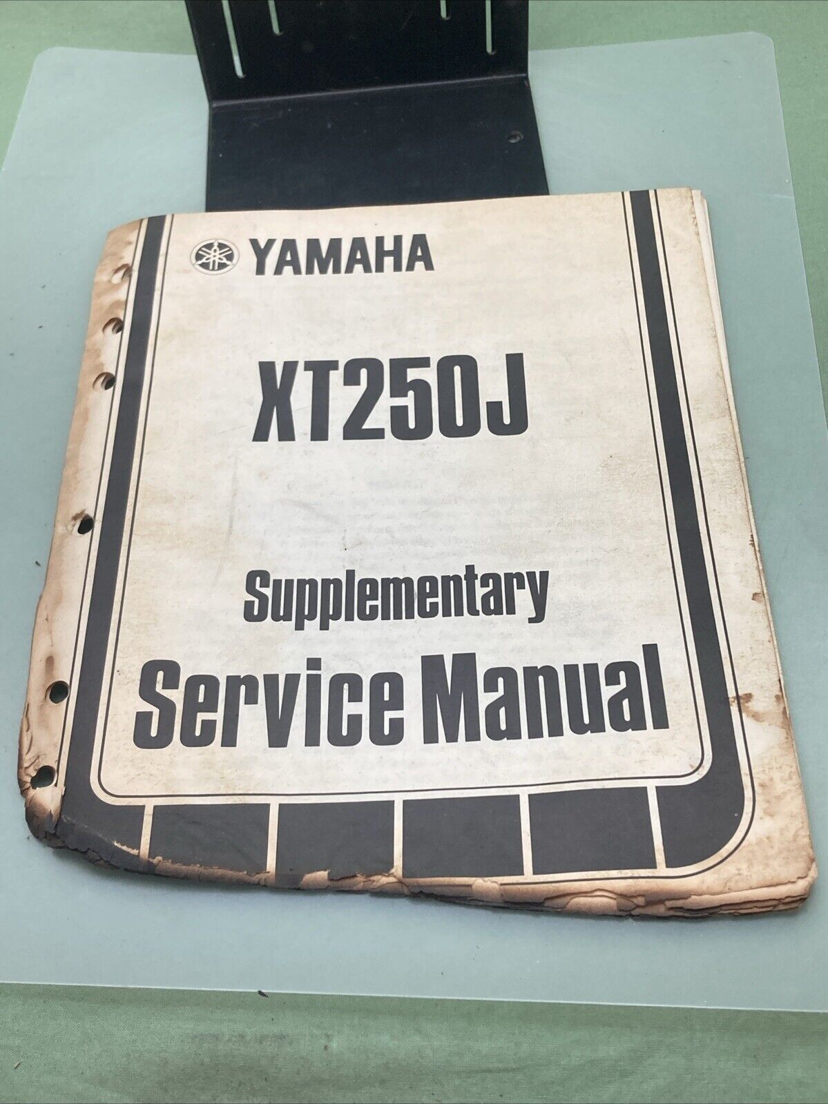 GENUINE YAMAHA LIT-11616-01-91 XT250J SUPPLEMENTARY SERVICE MANUAL