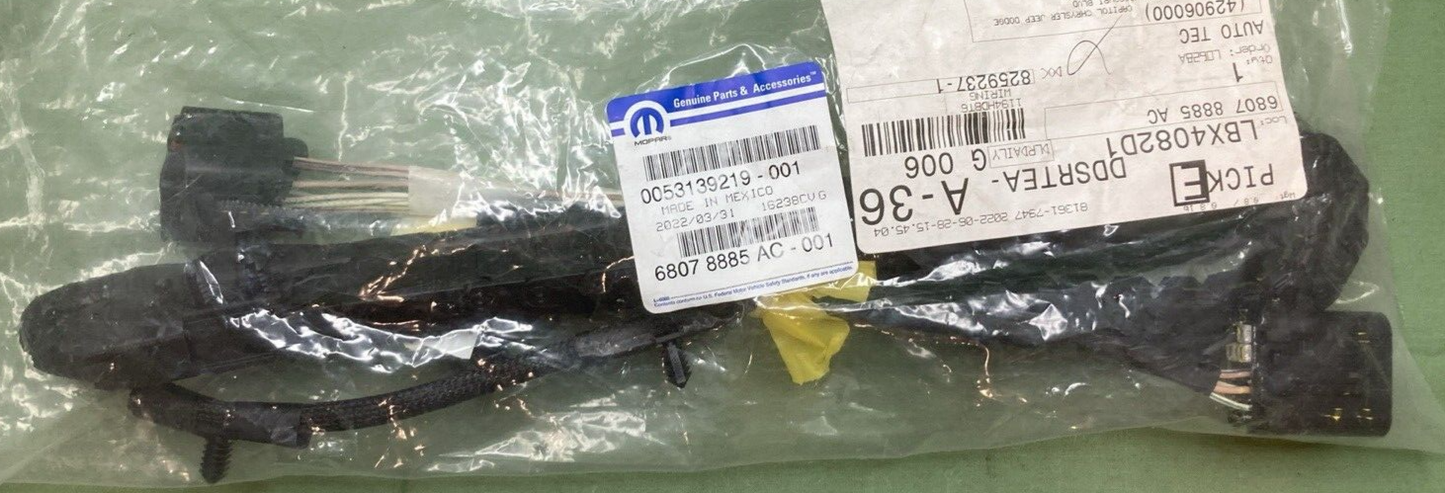 NEW GENUINE MOPAR 68078885AC Sliding Door Track Wiring FITS 2012 DODGE RAM CHRYS