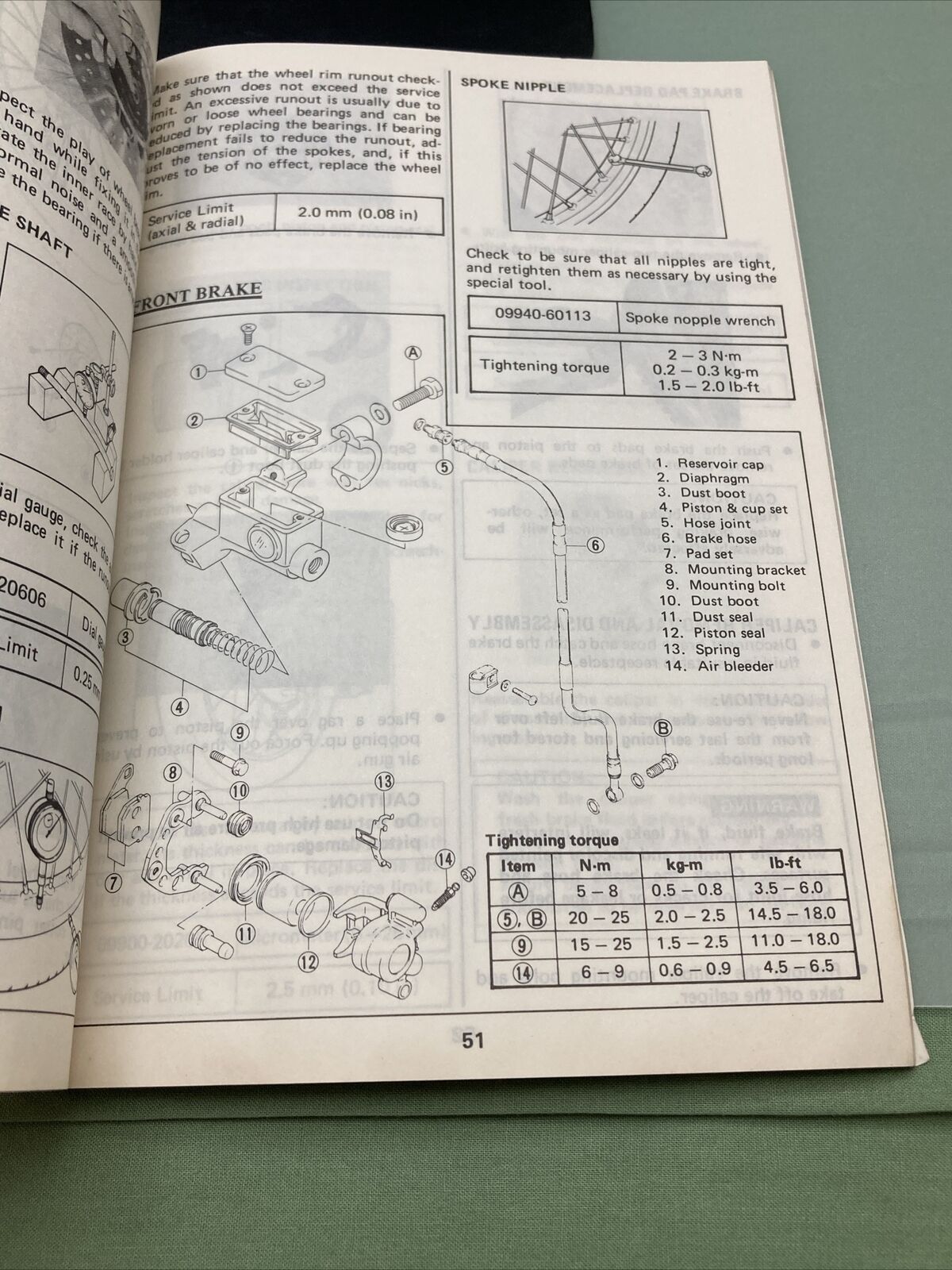 GENUINE SUZUKI 99011-02B22-03A RM80 OWNER'S MANUAL '87