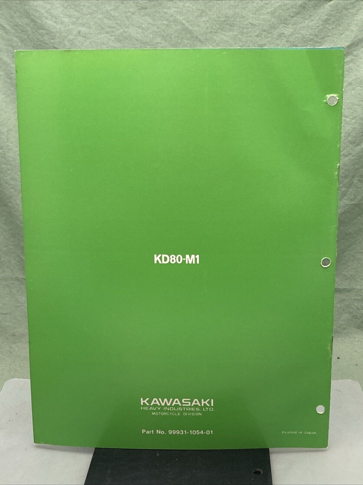 GENUINE KAWASAKI 99931-1054-01 KD80 MOTORCYCLE ASSY AND PREP MANUAL 1979