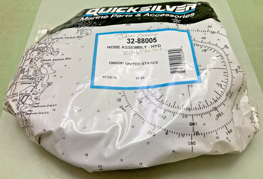 NEW GENUINE MERCURY QUICKSILVER 32-88005 HYDRAULIC HOSE ASSEMBLY