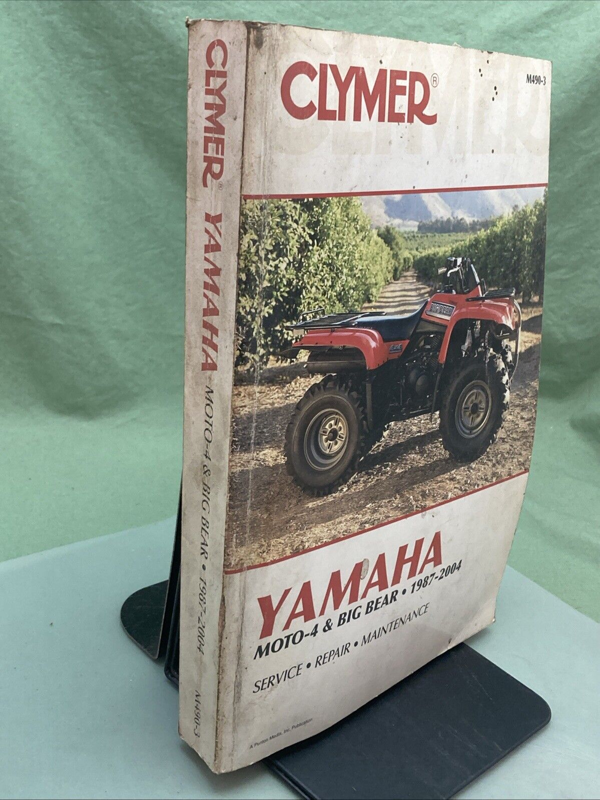 GENUINE CLYMER M490-3 YAMAHA MOTO-4, BIG BEAR REPAIR MANUAL 1987-2004