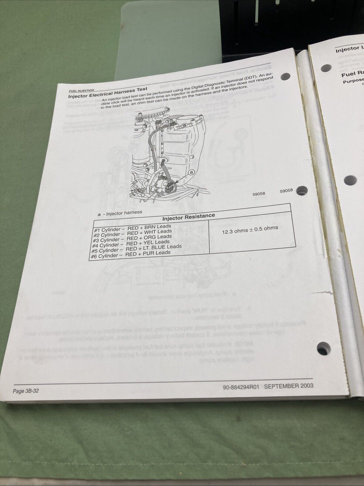 GENUINE MERCURY 90-884294R01 200/225/250 3.0L WORK EFI SERVICE MANUAL 2003