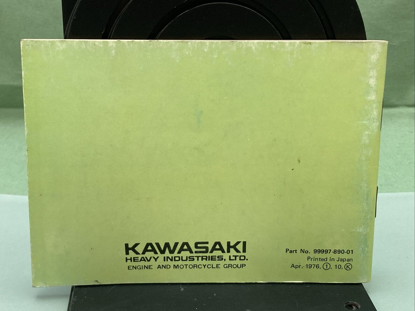 GENUINE KAWASAKI 99997-890-01 KV75-A6 OWNER'S MANUAL