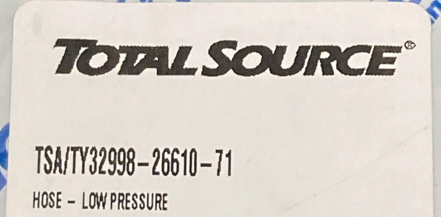 NEW GENUINE TOTAL SOURCE 32998-26610-71 LOW PRESSURE HOSE TOYOTA FORKLIFT