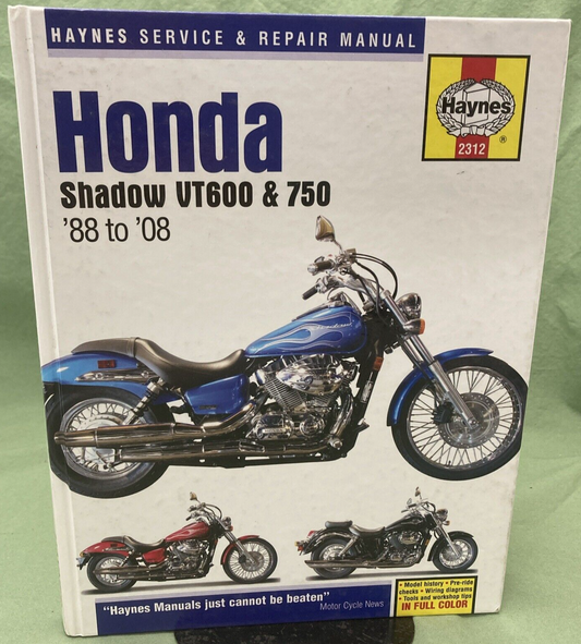 HAYNES 2312 Honda Shadow VT600 & VT750  Service Manual 1988-2008