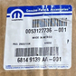 NEW GENUINE MOPAR 68149139AA RADIATOR GRILLE FITS RAM CHROME HONEYCHOMB