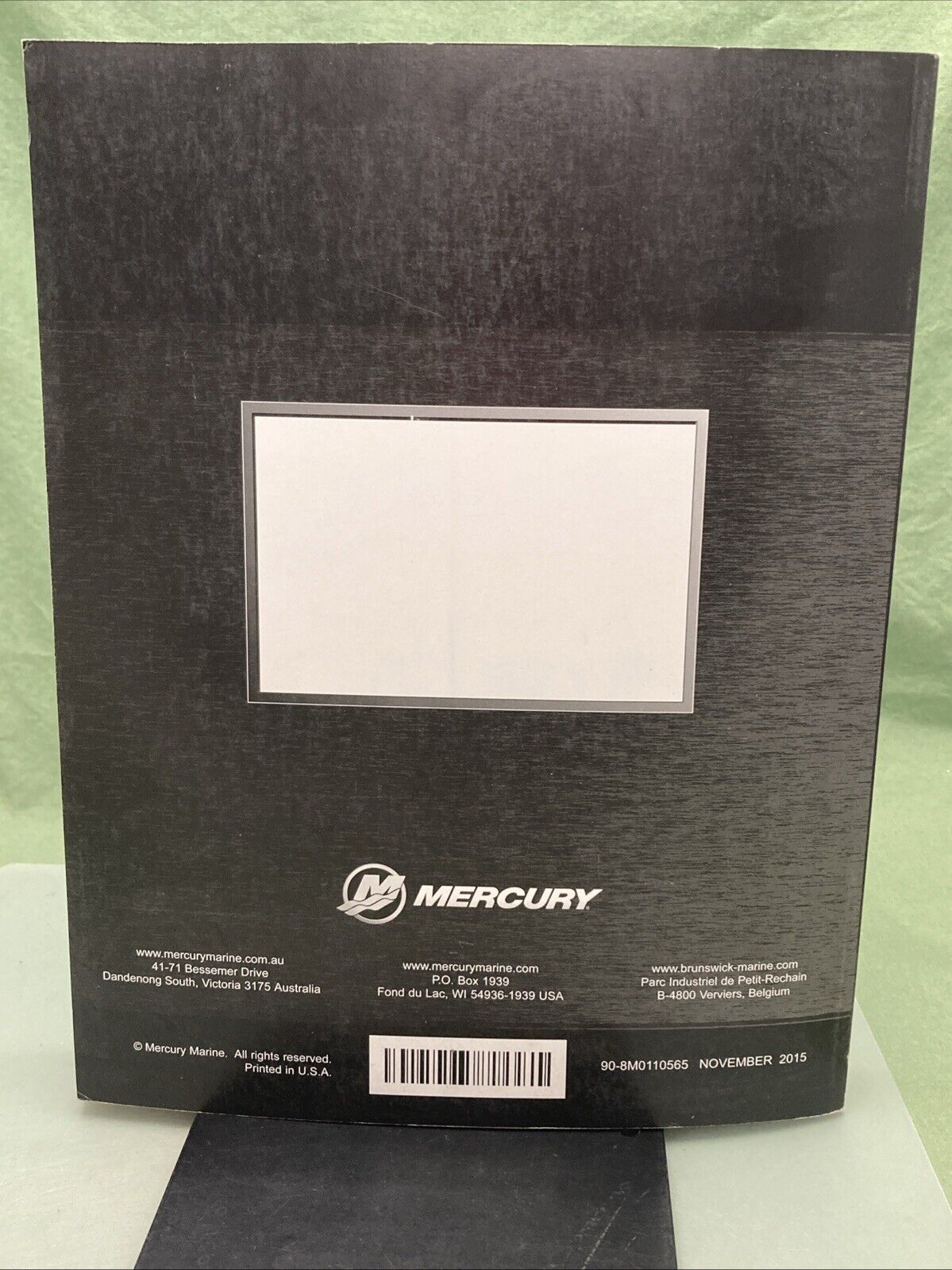 GENUINE MERCURY 90-8M0110565 30/40 JET- 40/50/55/60 SERVICE MANUAL 2015