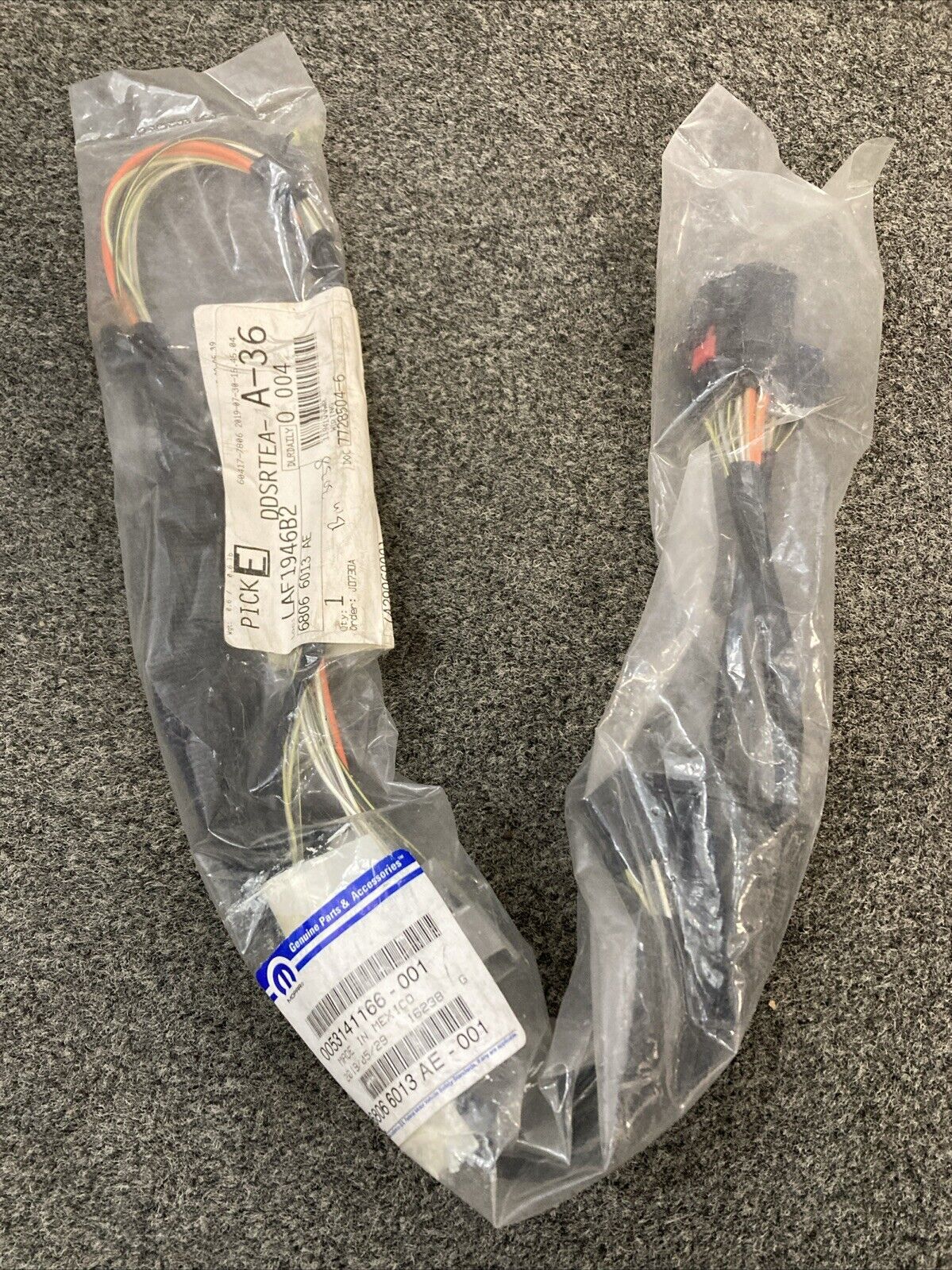 NEW GENUINE MOPAR 68066013AE Wiring-Front Door 2011-2013 Jeep Wrangler