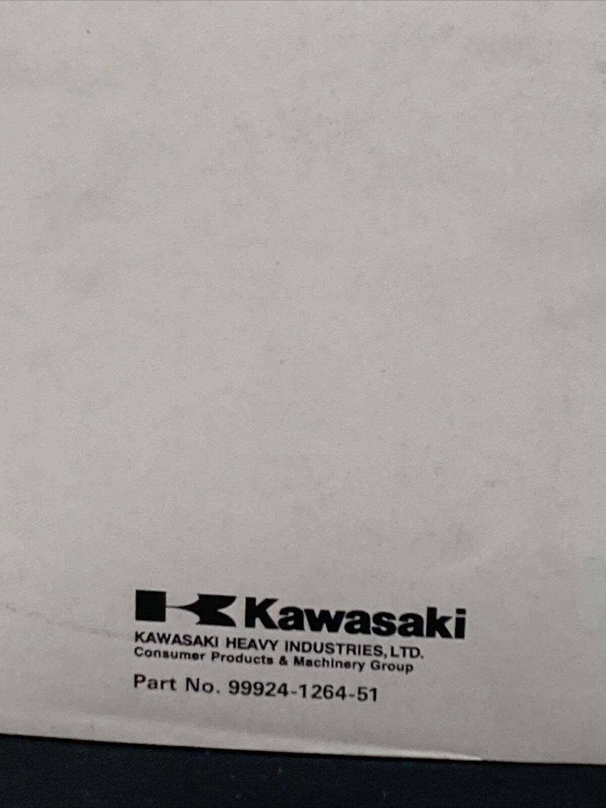 GENUINE KAWASAKI 99924-1264-51 900 STX SERVICE MANUAL SUPPLEMENT