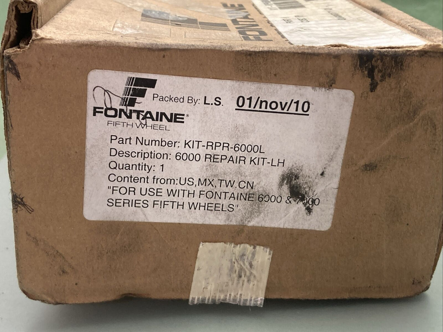 FONTAINE FIFTH WHEEL KIT-RPR-6000L FIFTH WHEEL REPAIR KIT, LEFT HANDLE