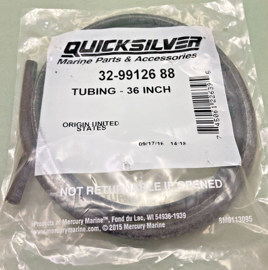 NEW GENUINE MERCURY QUICKSILVER 32-9912688 TUBING 36"