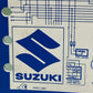 GENUINE SUZUKI 99923-13861 WIRING DIAGRAMS 1986