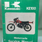 GENUINE KAWASAKI 99924-1011-04 KE100 SERVICE MANUAL '79-'93