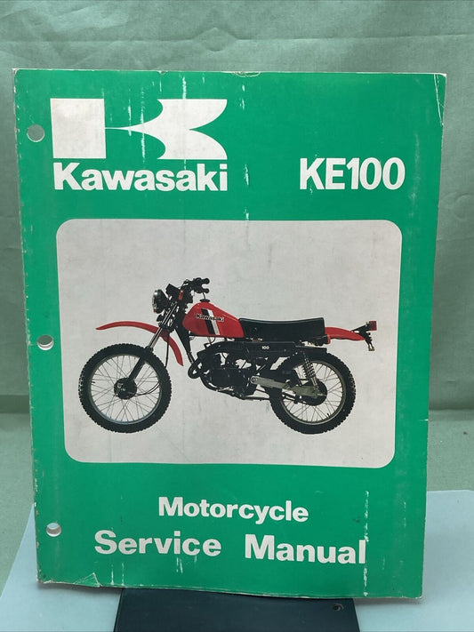 GENUINE KAWASAKI 99924-1011-04 KE100 SERVICE MANUAL '79-'93