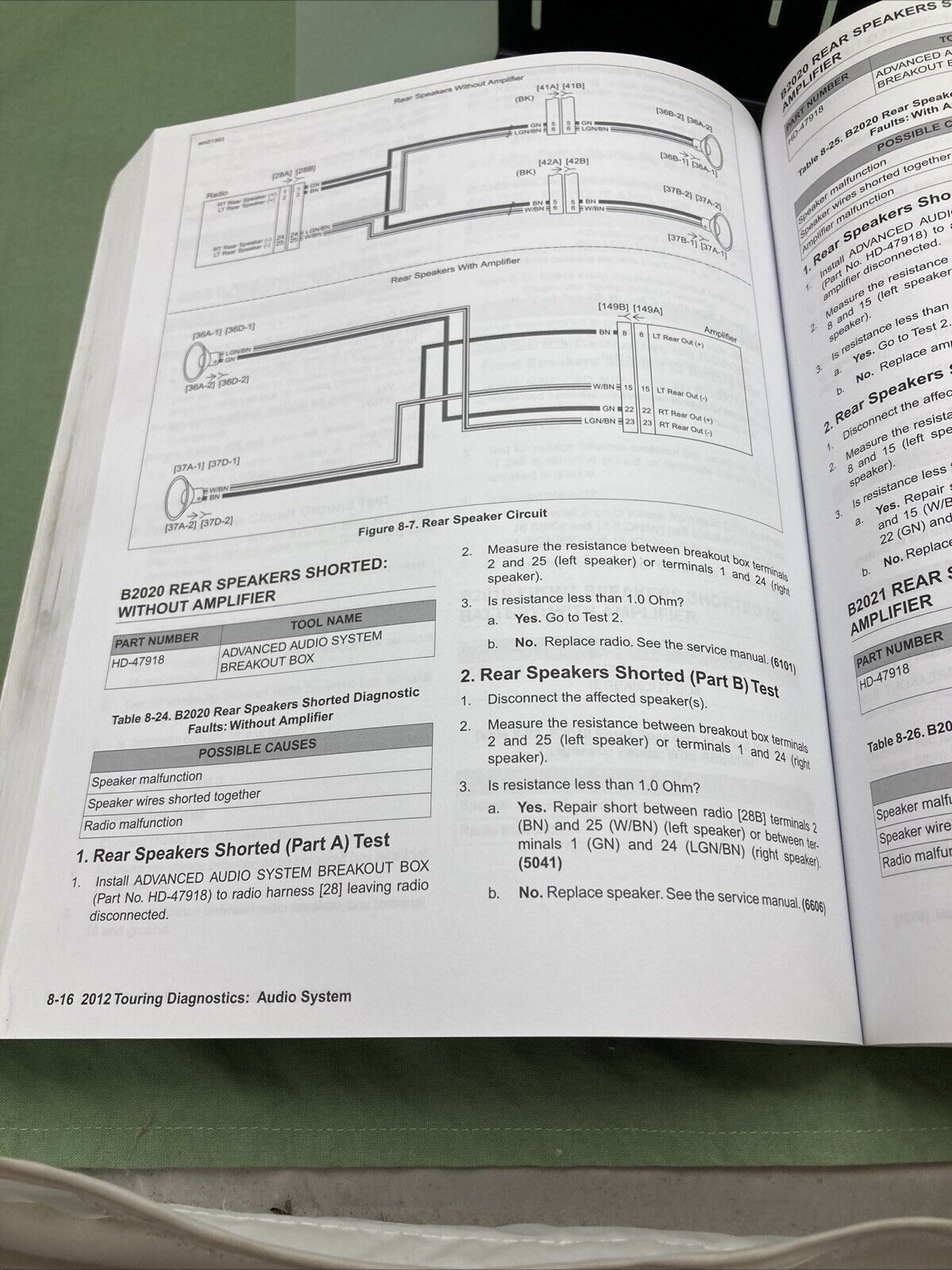 HARLEY DAVIDSON 99497-12 TOURING MODELS 2012 ELECTRICAL DIAGNOSTIC MANUAL