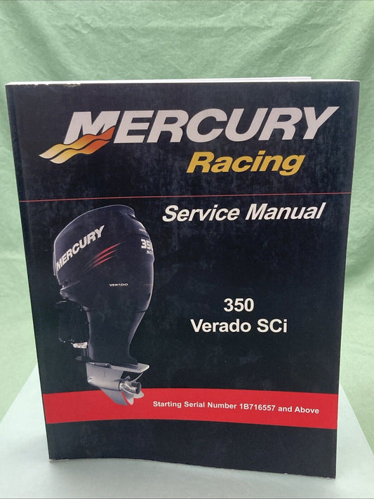 GENUINE MERCURY 90-8M8023781 VERADO SCI 350 RACING SERVICE MANUAL 2009