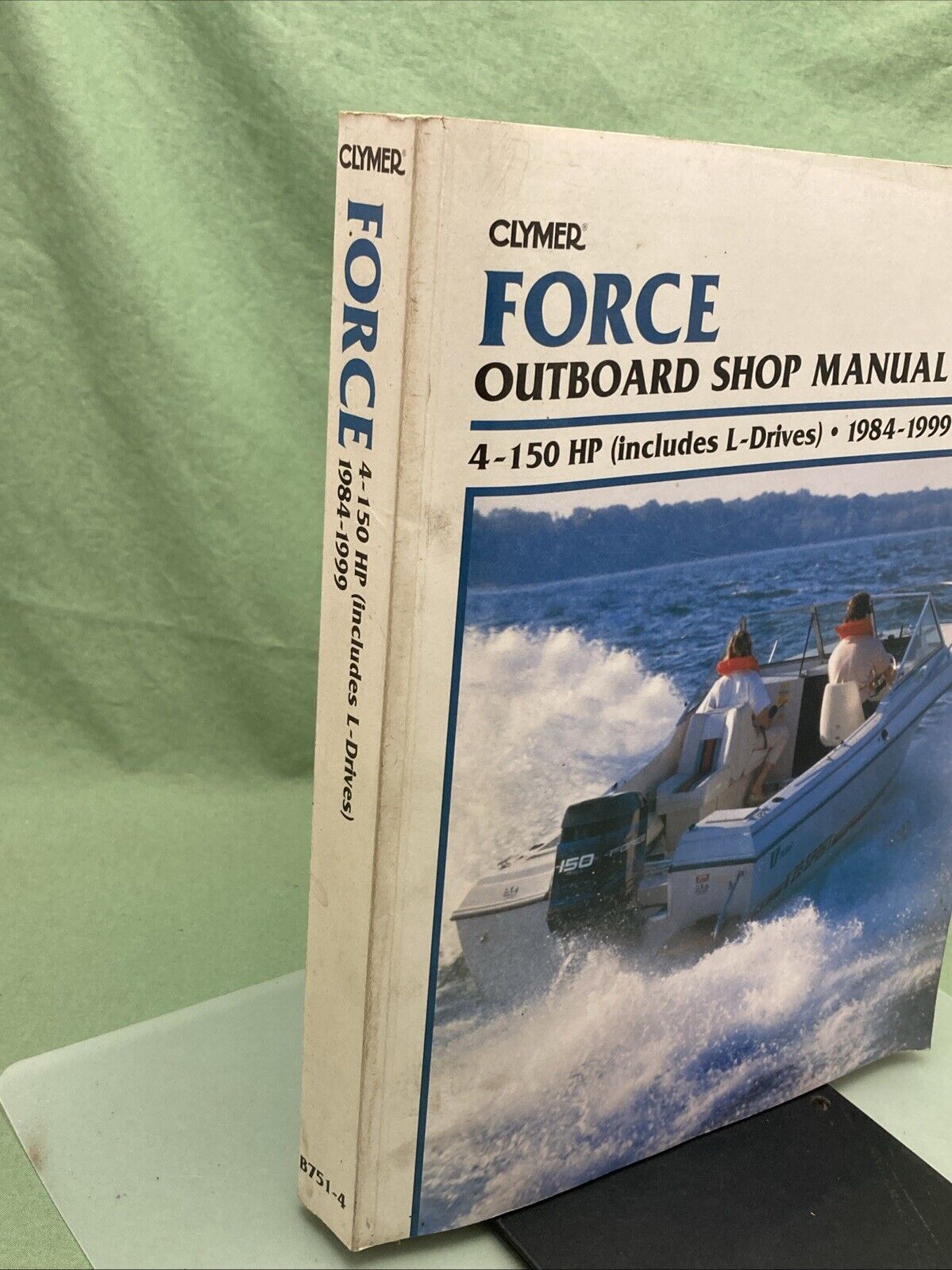 GENUINE CLYMER B751-4 FORCE OUTBOARD 4-150 HP 1984-1999 SHOP MANUAL