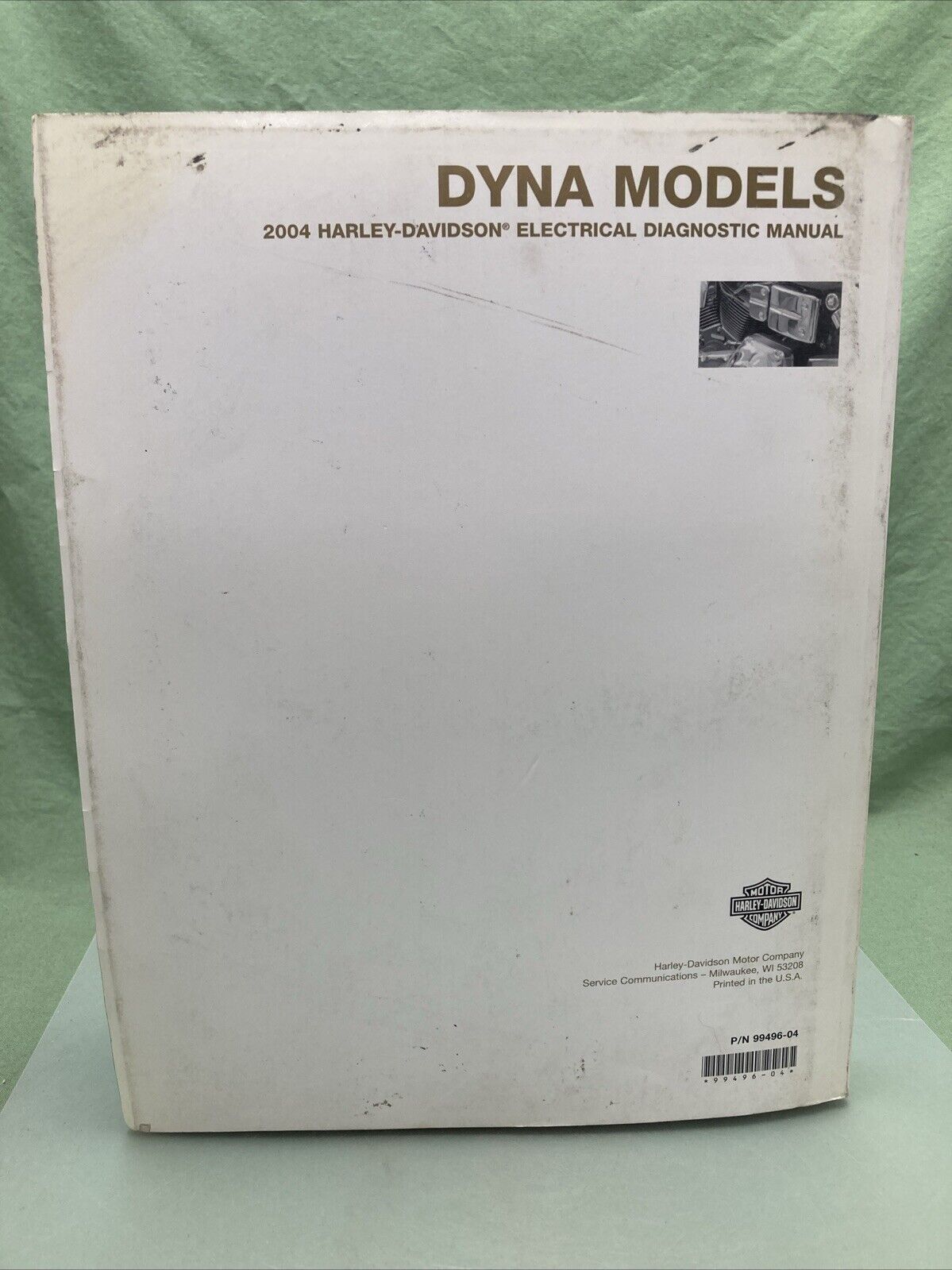 HARLEY DAVIDSON 99496-04 DYNA MODELS 2004 ELECTRICAL DIAGNOSTIC MANUAL