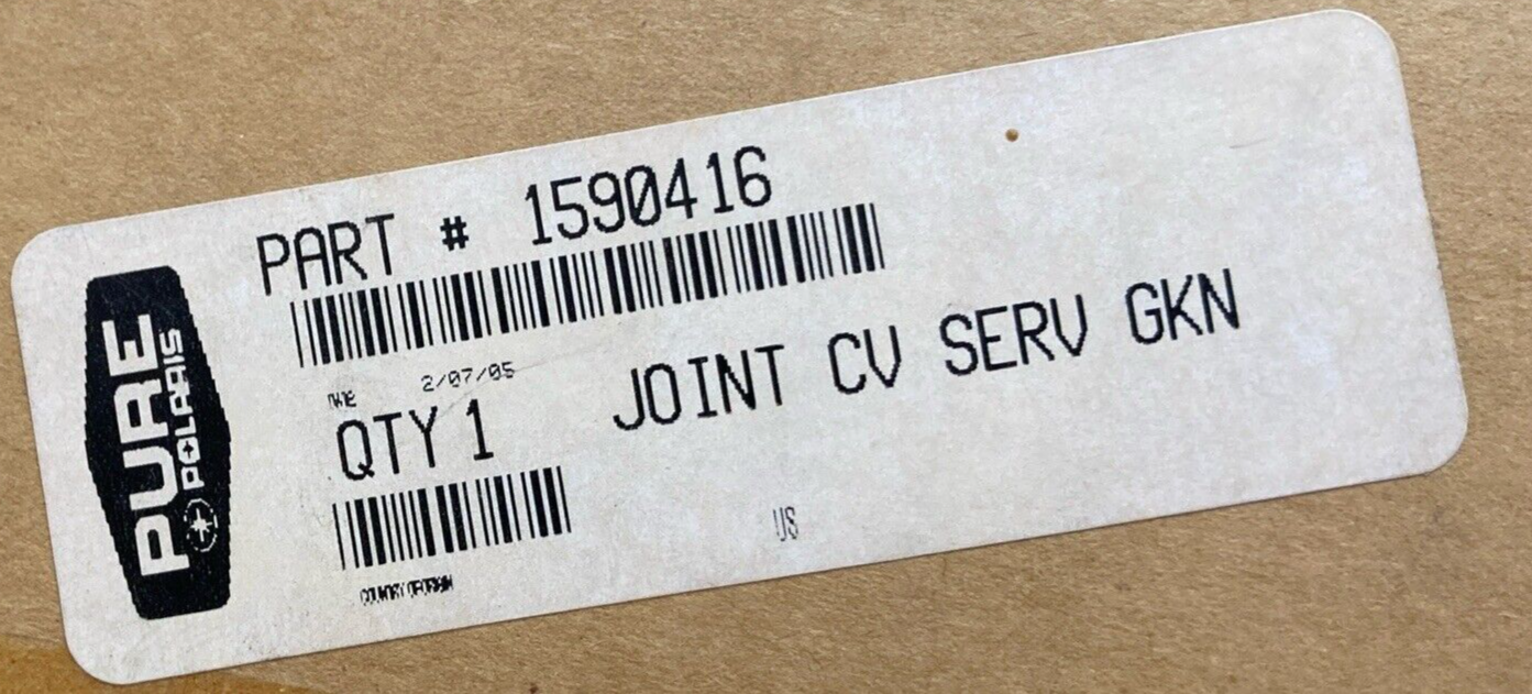 NEW GENUINE Polaris 1590416 Assembly, Drive Shaft, Rear Sportsman 06-07