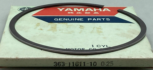 NEW GENUINE YAMAHA 363-11611-10 PISTON RING SET 0.25