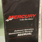 GENUINE MERCURY 90-10215030 OPERATION MAINTENANCE & WARRANTY MANUAL 2002