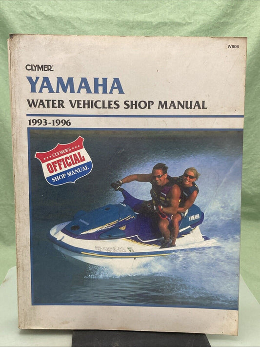 GENUINE CLYMER W806 YAMAHA WATER VEHICLES 1993-1996 SHOP MANUAL