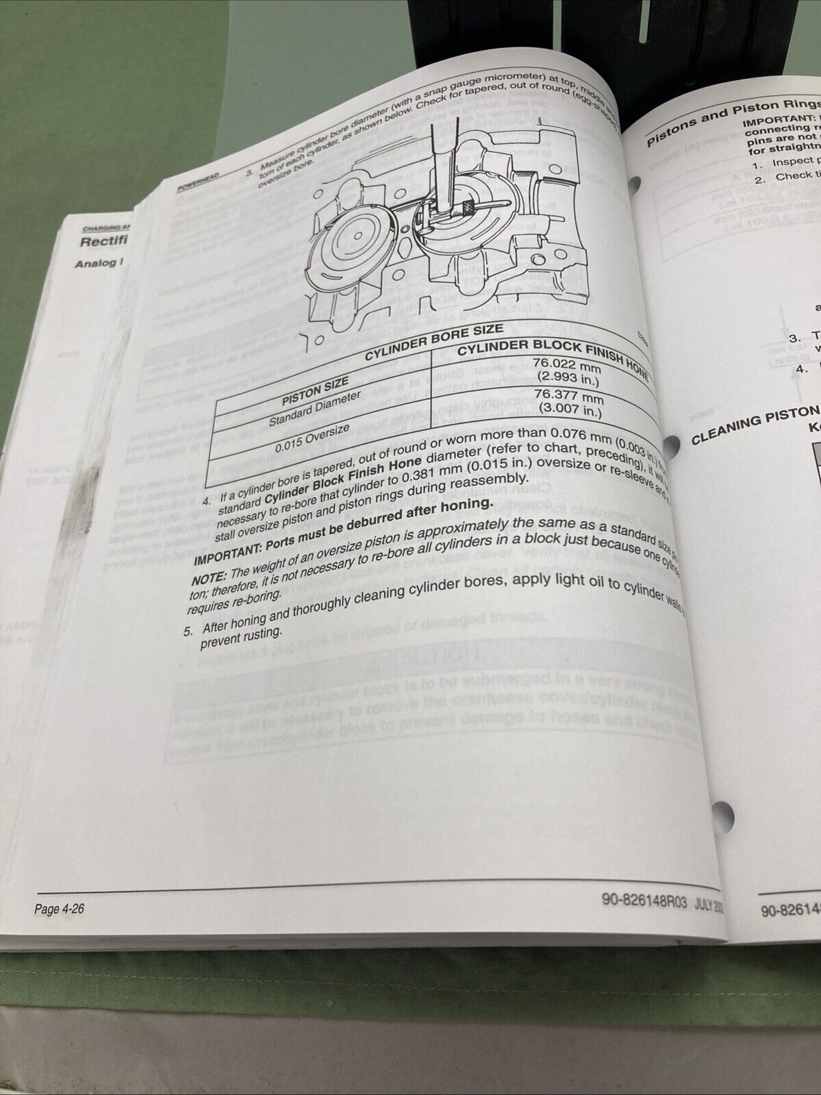 GENUINE MERCURY 90-826148R03 30/40 2-CYLINDER SERVICE MANUAL 2003