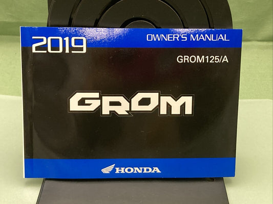 GENUINE HONDA 31K26A40 GROM125/A OWNER'S MANUAL '19