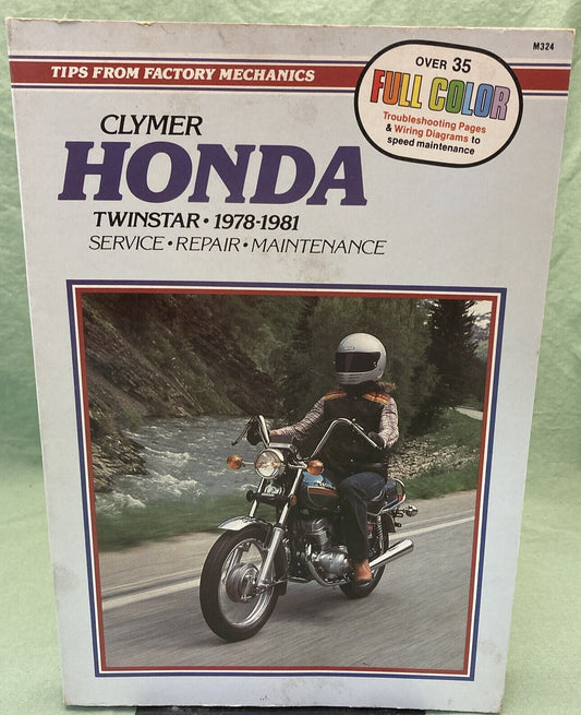 CLYMER M324 HONDA TWINSTAR SERVICE MANUAL 1978-1981