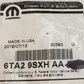 NEW GENUINE MOPAR 6TA29SXHAA Hellcat Nameplate, Left 2018-2019 Dodge F. Fender