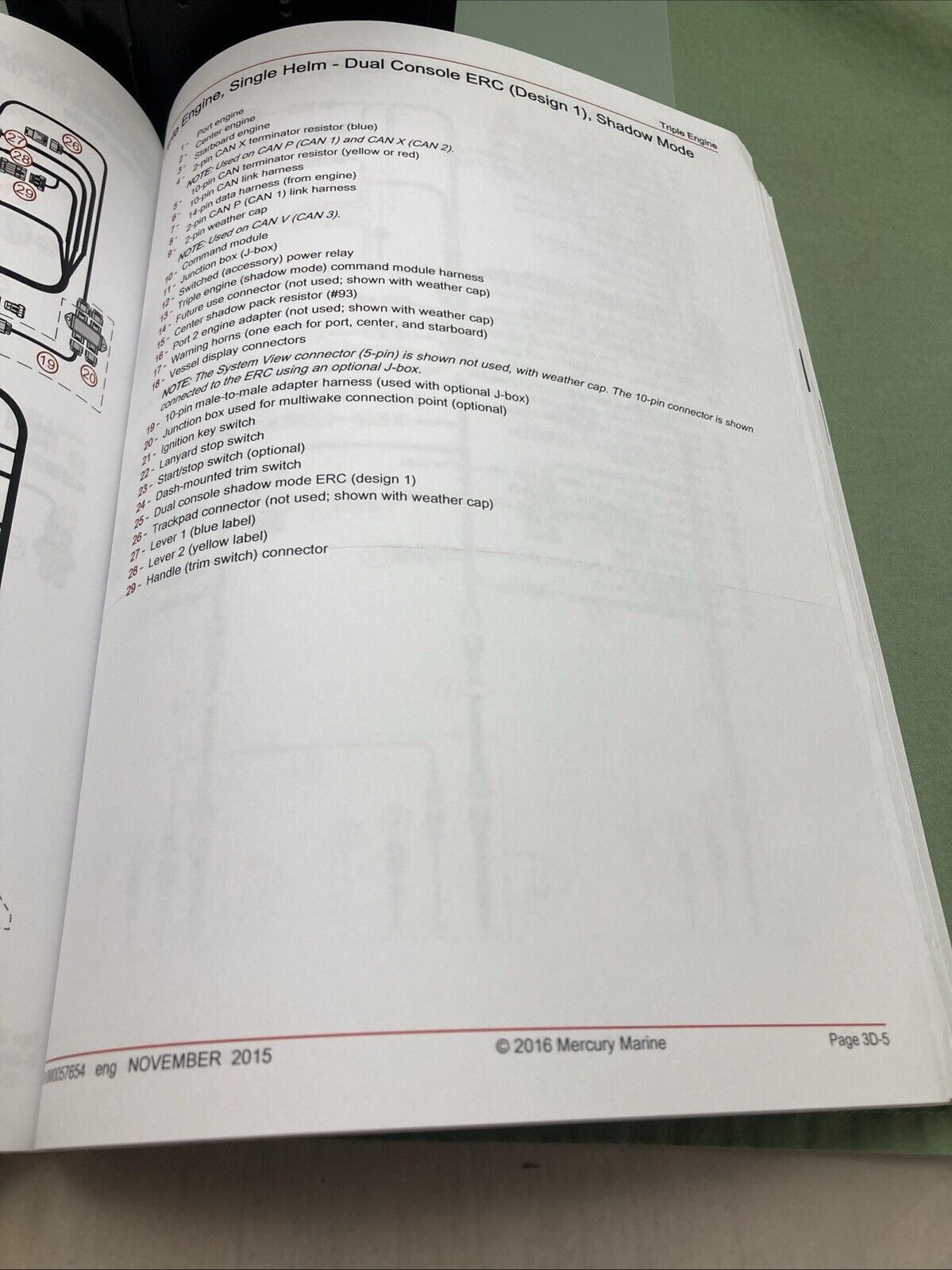 GENUINE MERCURY 90-8M0057654 DIGITAL THROTTLE AND SHIFT DIAGNOSTIC MANUAL