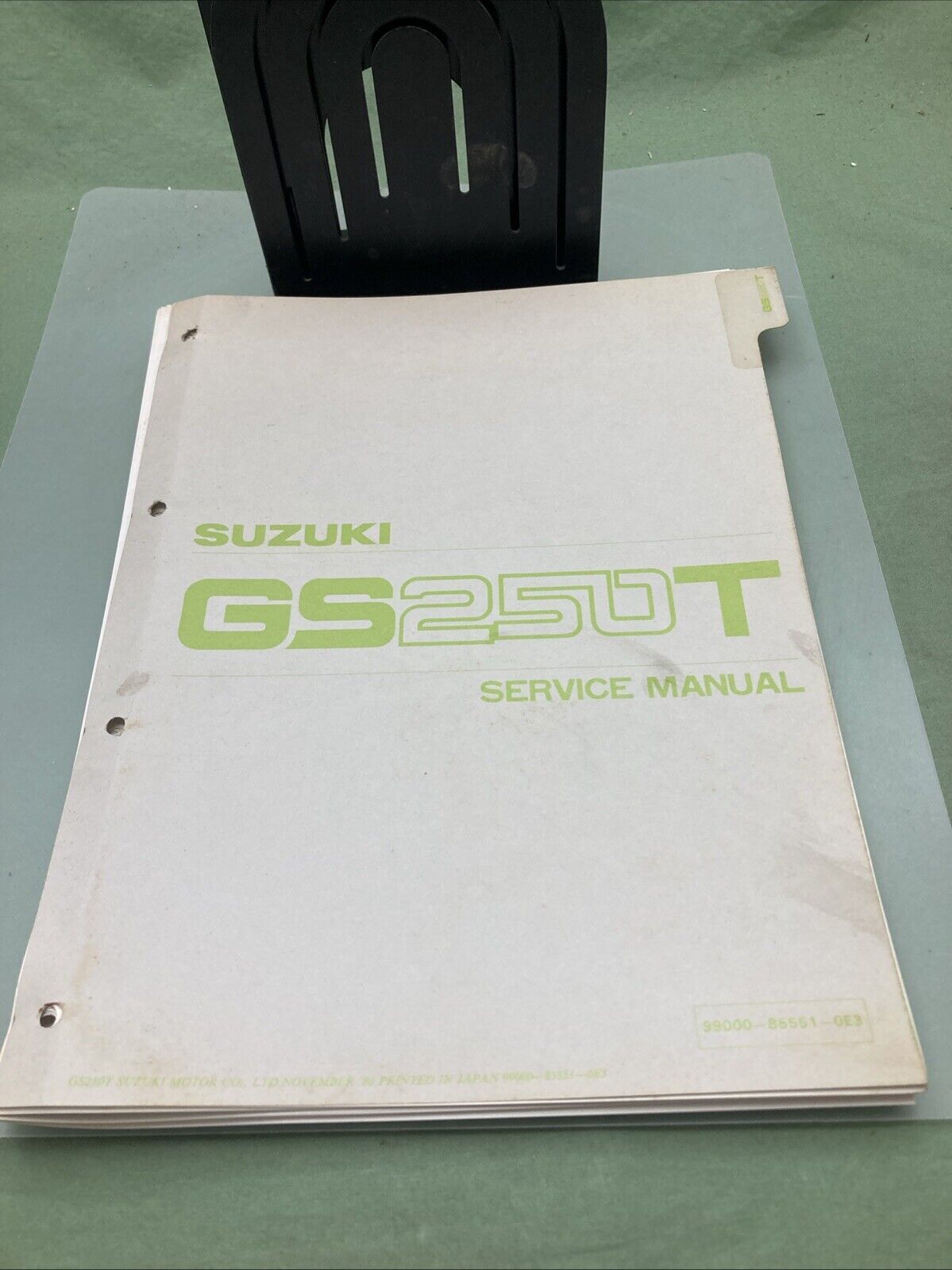 GENUINE SUZUKI 99000-85551-0E3 GS250T SERVICE MANUAL 1980