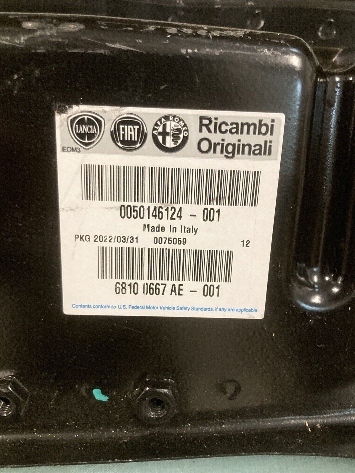 NEW GENUINE MOPAR BY RICAMBI 68100667AE Radiator Cross-Member FITS '14-'22 RAM