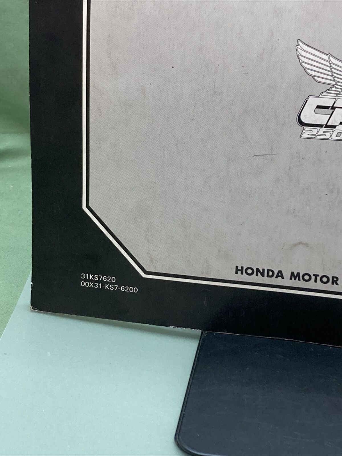 GENUINE HONDA 31KS7620 CR250R OWNER'S MANUAL AND COMPETITION HANDBOOK