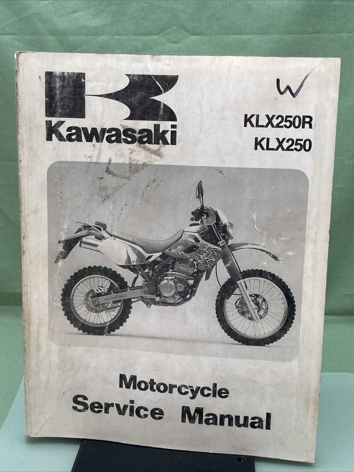 GENUINE KAWASAKI 99924-1165-02 KLX250R/KLX250 SERVICE MANUAL