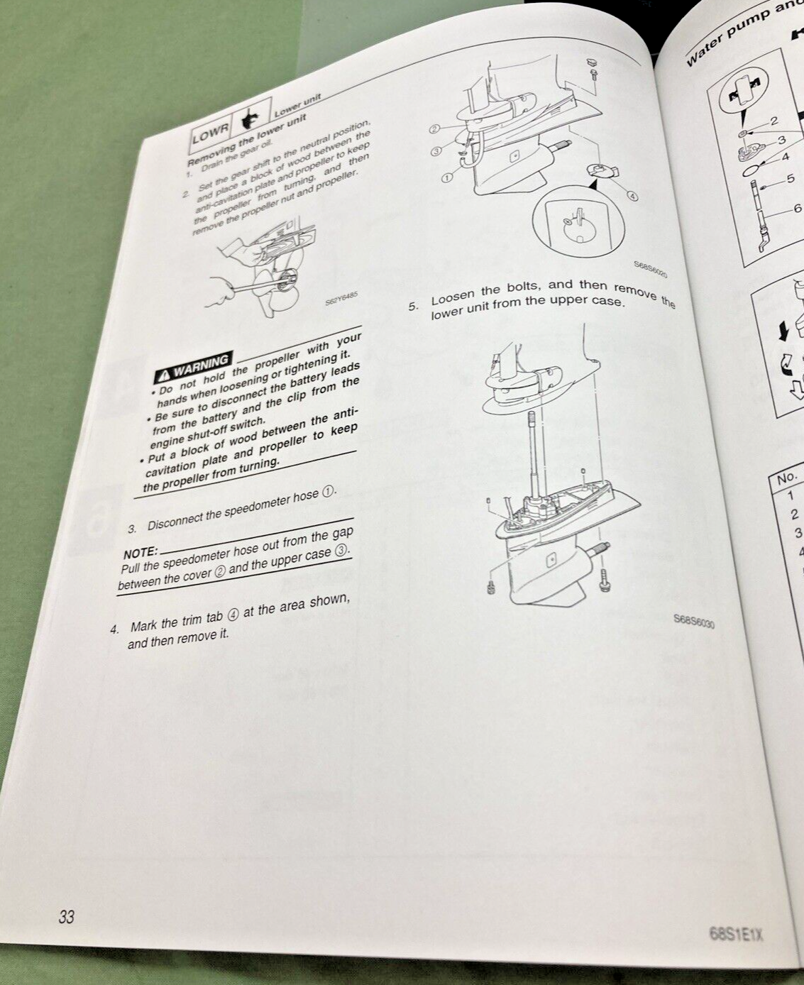 GENUINE YAMAHA 68S-28197-1E-1X T60B SUPPLEMENTARY SERVICE MANUAL 2002