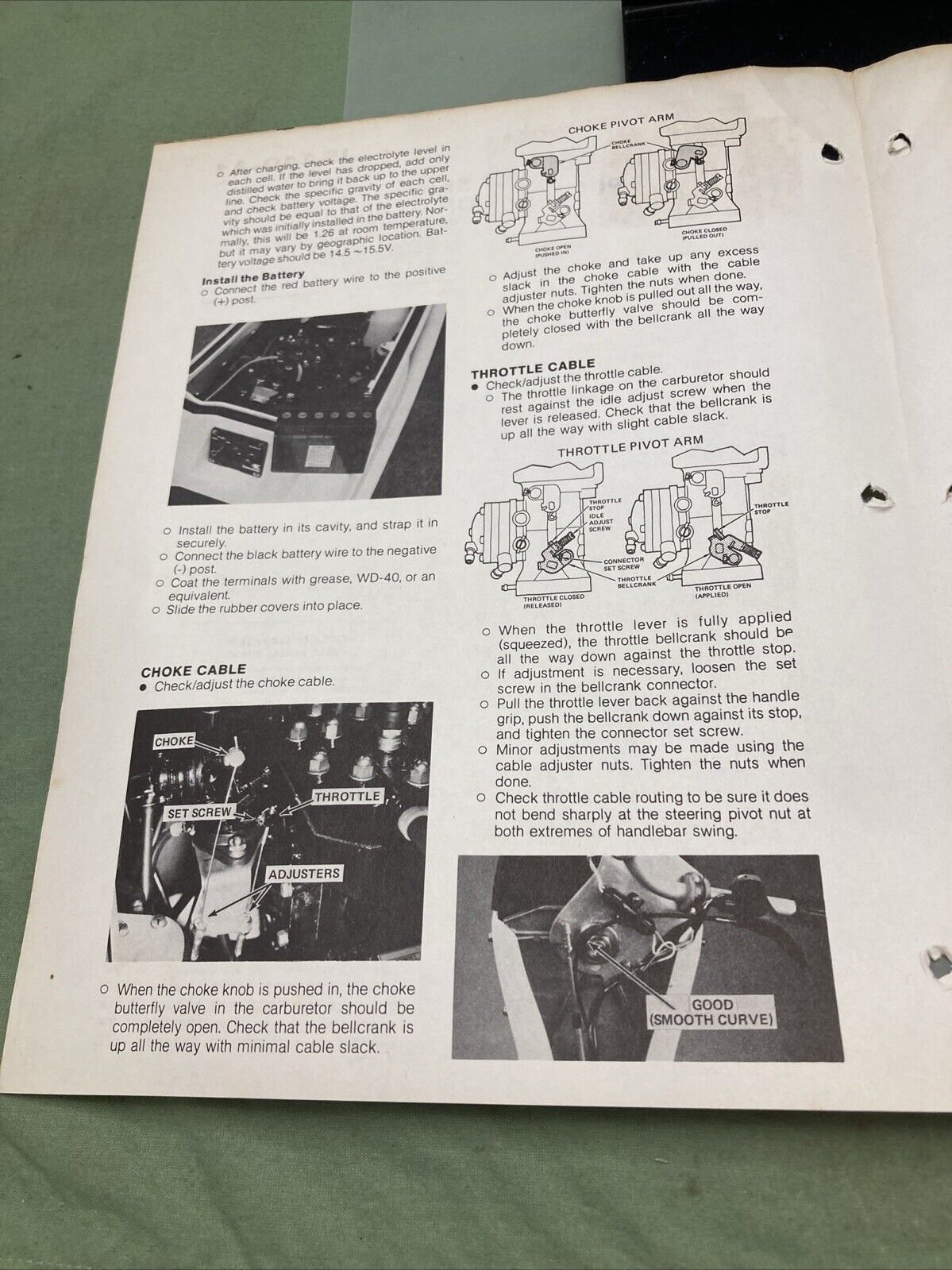 GENUINE KAWASAKI 99964-0004-01 JS440-A1 JET SKI PREPARATION MANUAL 1976