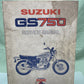 SUZUKI GS750 SERVICE MANUAL 1976 SR-8000