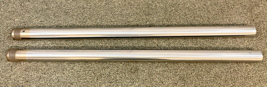 HONDA CX650 OUTER UPPER FORK TUBE SET 30" 1/8"