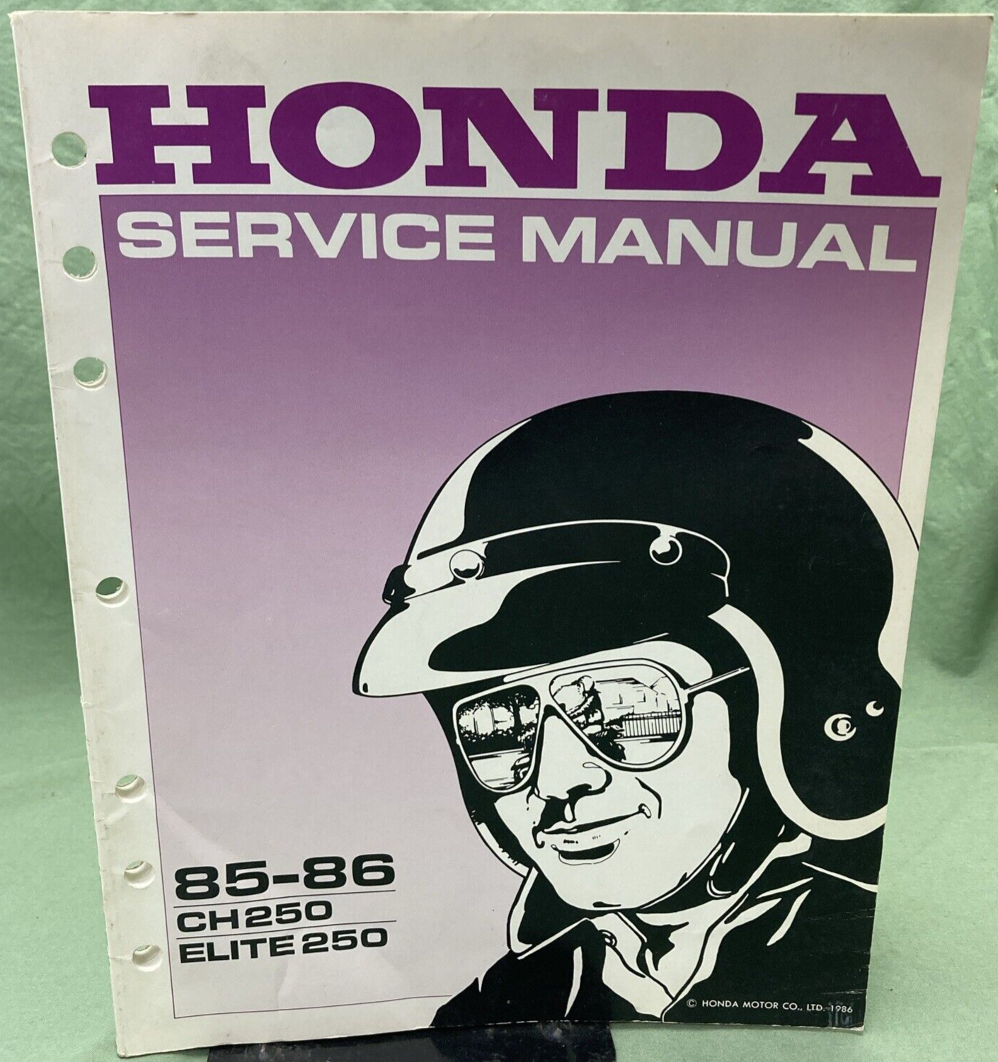 HONDA 61KM101 CH250 ELITE250 SERVICE MANUAL 1985-1986