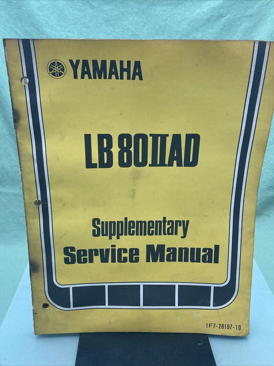 YAMAHA LIT-11616-00-60 LB80IIAD SUPPLEMENTARY SERVICE MANUAL 1F7-28197-10