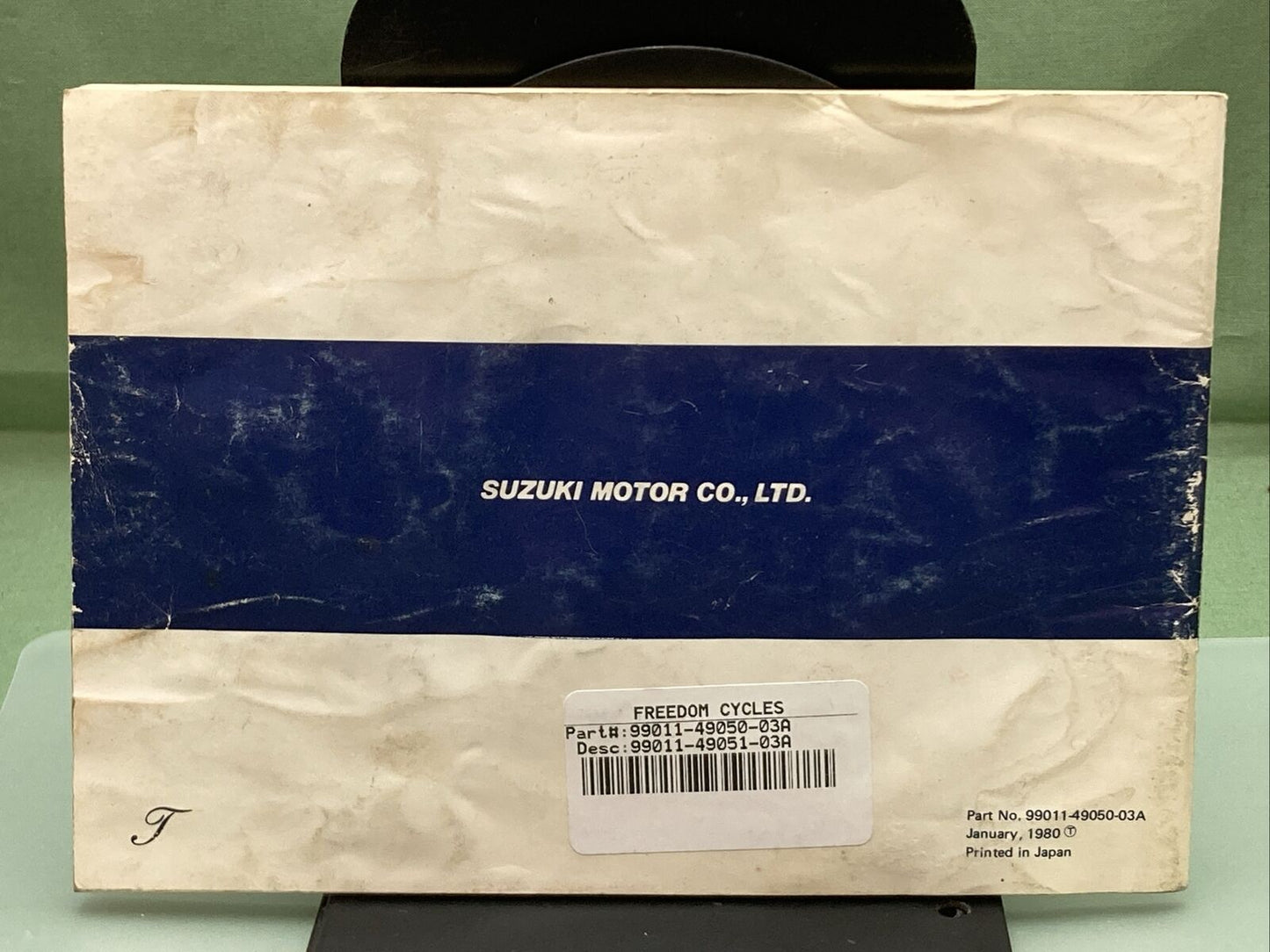 GENUINE SUZUKI 99011-49050-03A GS1000G OWNER'S MANUAL