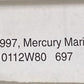 GENUINE MERCURY 90-10112W80 OPERATION & MAINTENANCE MANUAL ENG FREN 20-25 1997