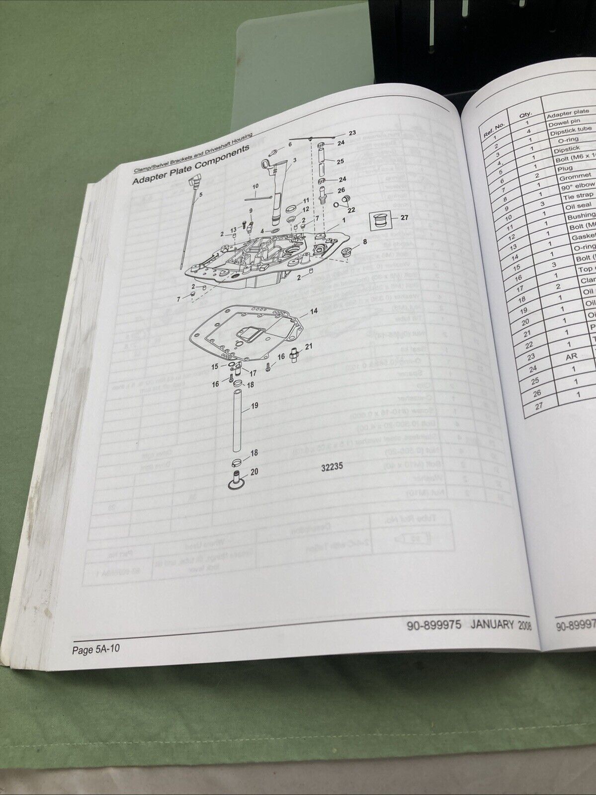 GENUINE MERCURY 90-899975 50/60, 40/50/60 BIGFOOT, 40 JET EFI SERVICE MANUAL '08