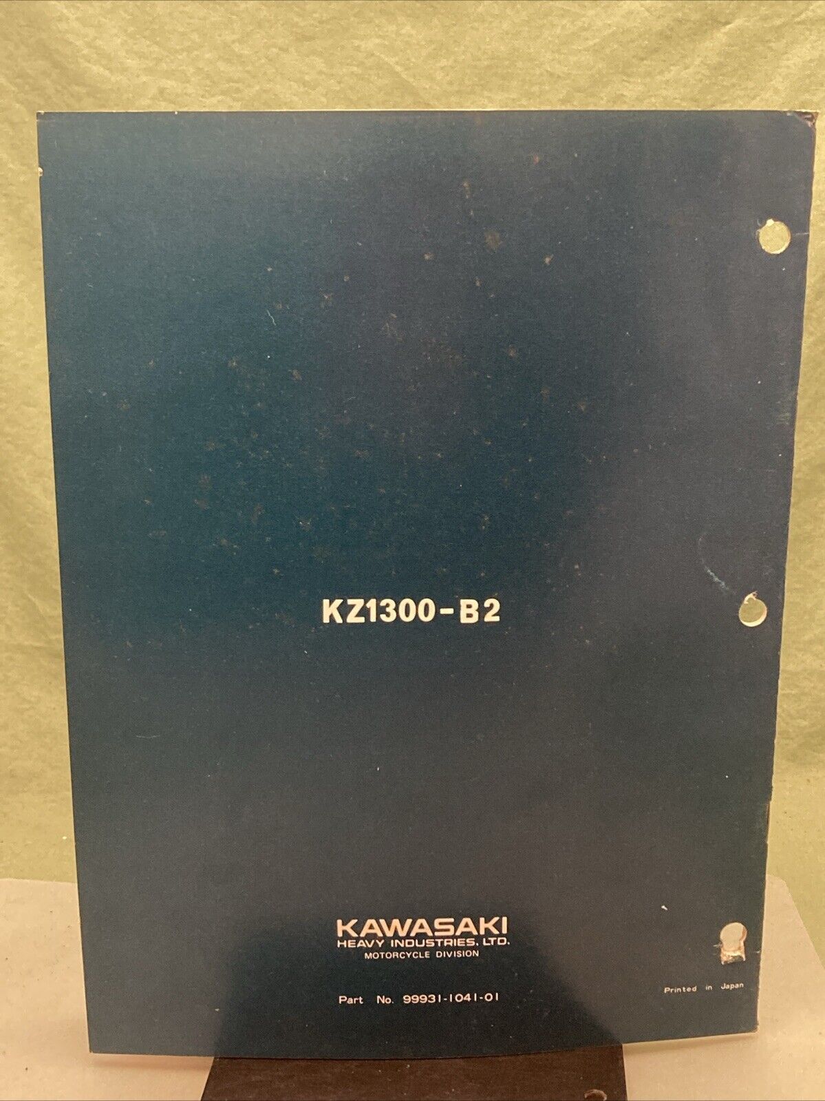 GENUINE KAWASAKI 99931-1041-01 KZ1300 MOTORCYCLE ASSEMBLY AND PREP MANUAL 1979