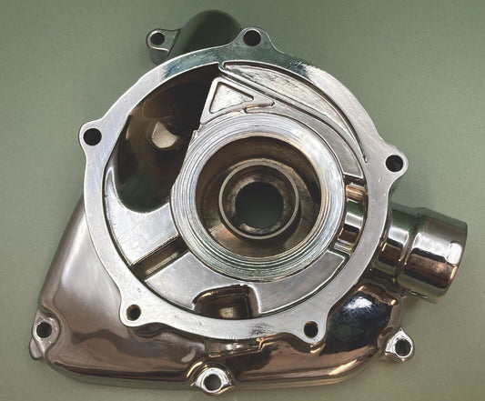 YAMAHA 26H-12420-01-00 CHROME WATER PUMP HOUSING XVZ1300 1983-93