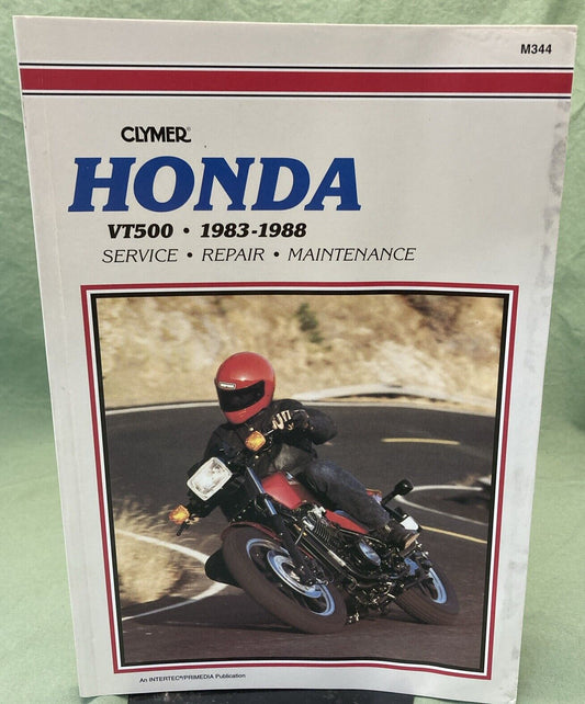 CLYMER M344 HONDA VT500 SERVICE MANUAL 1983-1988